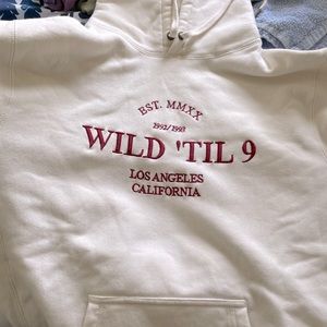Wild til 9 podcast hoodie